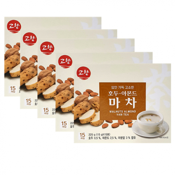 호호몰 고향 호두아몬드 마차15개입, 5통