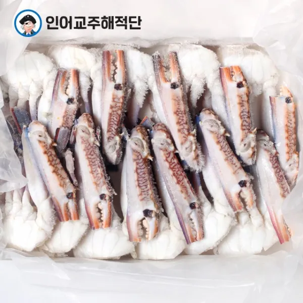 인어교주해적단 A급 바레인산 절단꽃게 500g, 1개