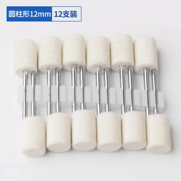 난산 맷돌질함 3MM 손잡이 라거울 금속 옥석 바퀴 전기연마 헤드, 12mm 원기둥 （12 개 ）
