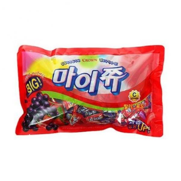 크라운 마이쥬 딸기포도 젤리 952g 대용량 젤리 마이쭈 (대략 230개입)+사탕1개 서비스, 952g 1봉