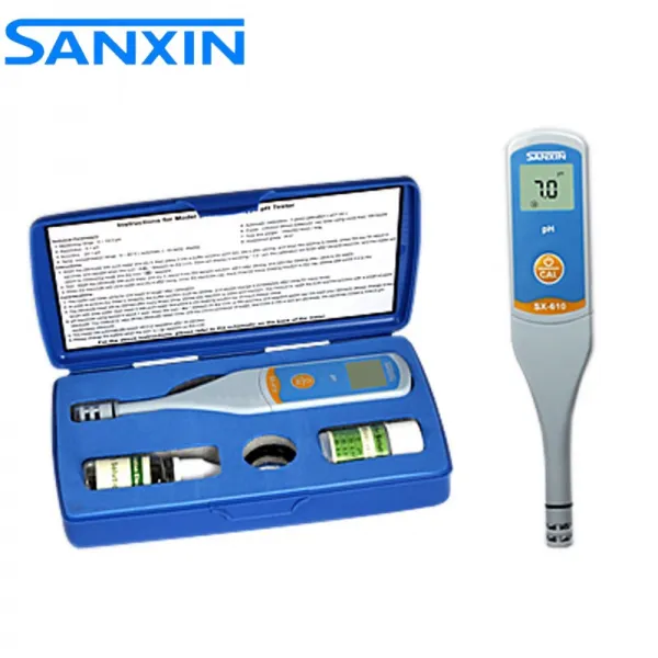 상해 3신 SX610 형 고정도펜 pH 계실험실 PH 산도계 계수 SX620 펜, 상세페이지 참조, 상세페이지 참조