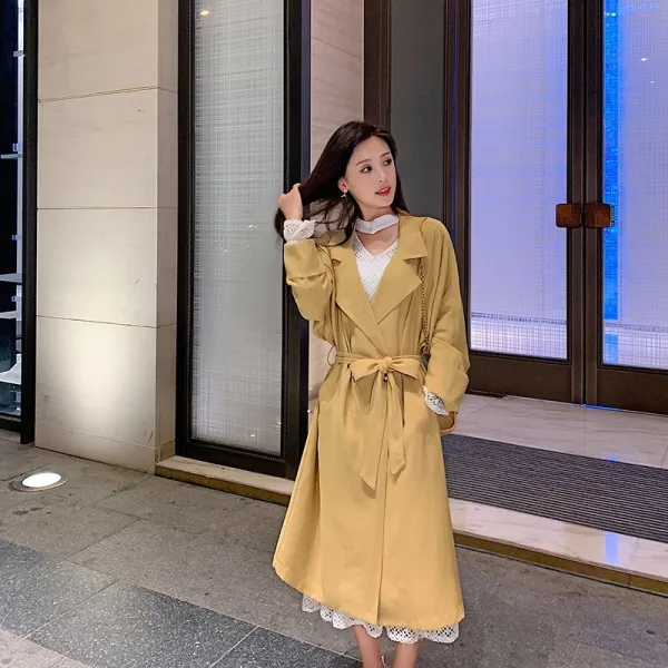 데일리룩 패션 일상룩 테일러드 랩 롱가을자켓