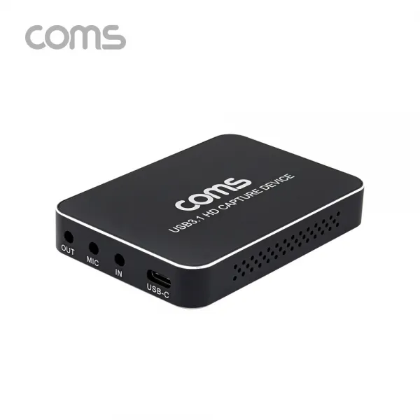 Coms USB 3.1 HDMI 캡쳐 캡쳐보드 동영상 편집기 UHD 4K2K 60Hz MIC IN LINE OUT, SSCT718