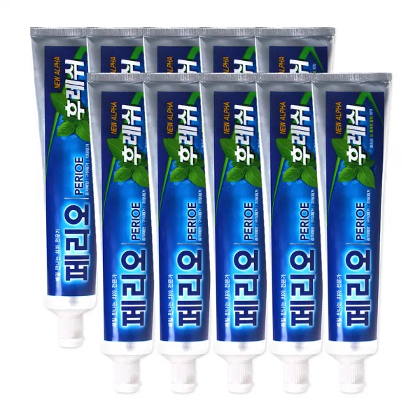 페리오 뉴 후레쉬 플러스치약, 150g, 10개