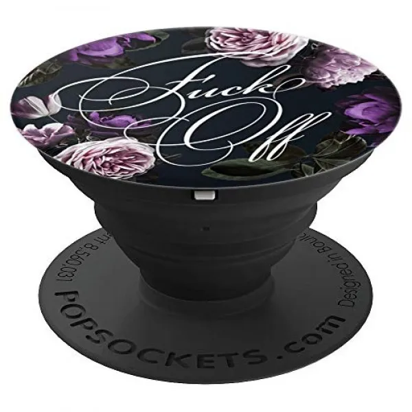 성교 오프 - 팬시 스크립트 PopSockets 인기 무례한 아이러니 인용 Cute Phone Accessories by Vine Mercant, 단일상품, 단일상품