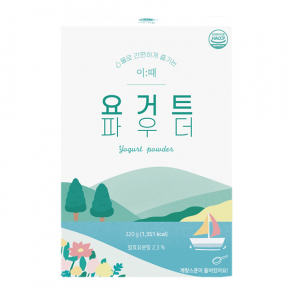 대호식품 이때 요거트 파우더 분말 320g, 단품