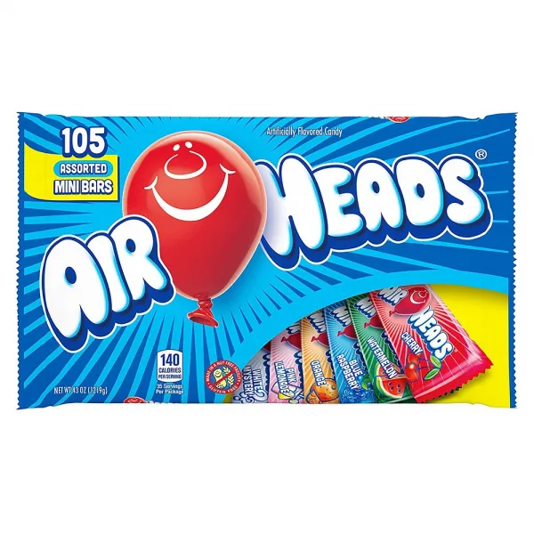 Airheads Halloween Candy Variety Bag 개별포장 할로윈 캔디 버라이어티백 8팩 오트밀 페인트 눈깔 금연 임산부간식 사탕 1set