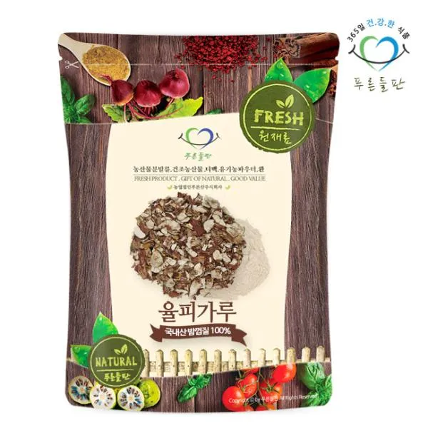 푸른들판 [푸른들판]국내산 율피 밤속껍질 가루 500g, 1