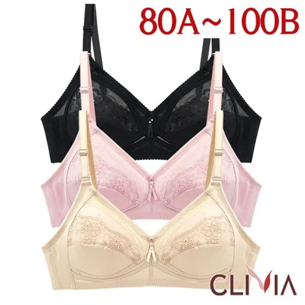 크리비아 80A 95B 노와이어 무빙 자수마담브라1종 CBR1765