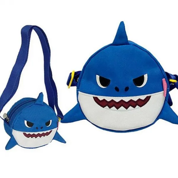 한국bs 핑크퐁 크로스k 블루 아빠상어 크로스가방 외출가방 아동 공용 크로스백