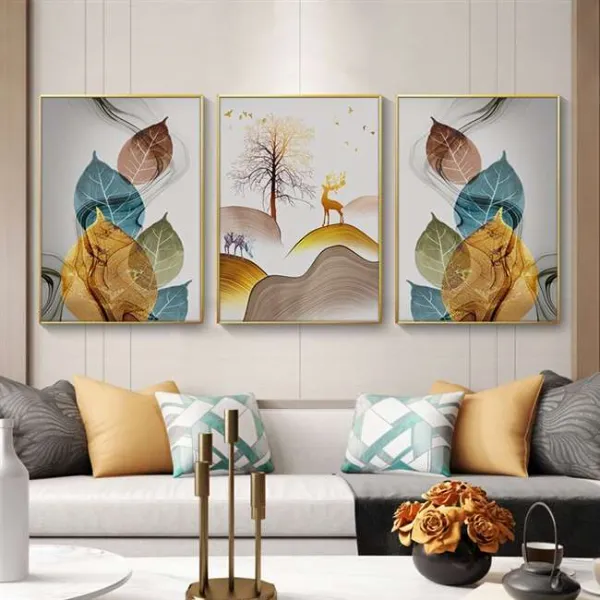 제라늄몰! 아트포스터 모언 심플 거실 인테리림 추상무늬 소파 기함 뮤럴 노르딕 레스토랑 침실 그림을 걸다 현 E 재산을 모으고 복을 누리다. 삼 독립