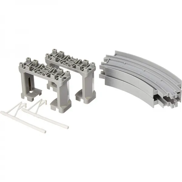 토미카 짱구 상승 곡선 레일 2 개 입력 블록 교각 회색 2 개 부착 R 27 단일상품