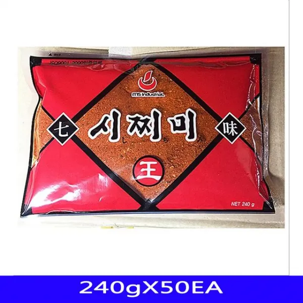 시치미 향신료 조제품 일본식자재 엠에스 240gX50EA 가공식품 업소용 식재료, 1개