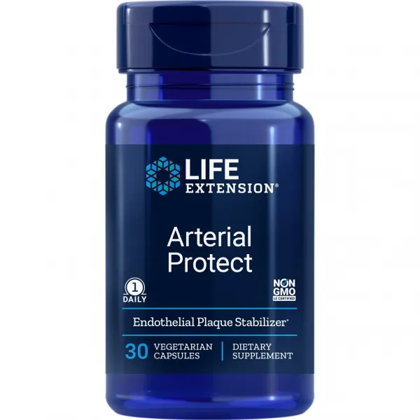 Life Extension 아터리얼 프로텍트 베지테리안 캡슐, 30개입, 1개
