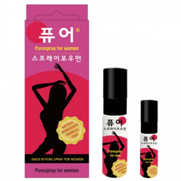 Purespray 퓨어스프레이포우먼 5ml 청결제 여성흥분제 스프레이 칙칙이 1개