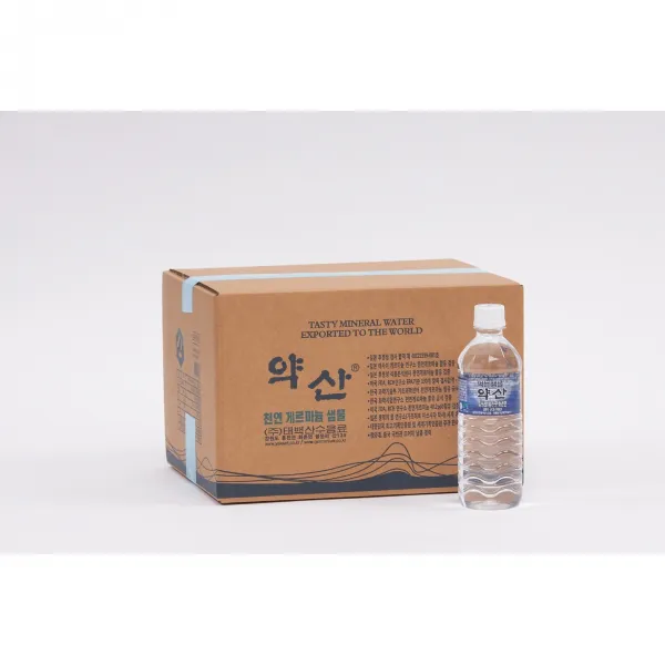 500ml 1박스 약산샘물 약산수 약산생수 산소생수 수소이온 게르마늄생수 좋은생수