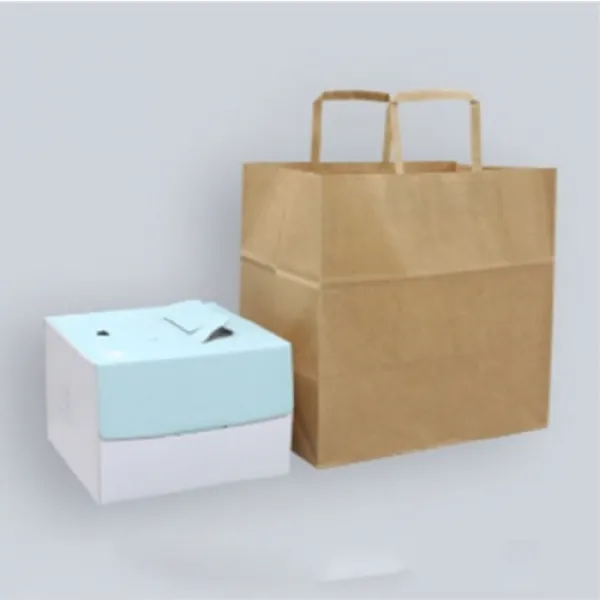 천운패키지 종이쇼핑백(KP)케익1호, 1묶음, 50장