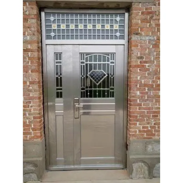 Dipylon 더블도어 304스테인리스방도문양문마을안전문백강문가용단문우자모문 다이아몬드