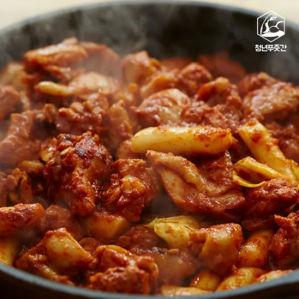 [청년푸줏간] 푸드닭 춘천닭갈비 1kg 2종 / 오리지널 숯불구이용, 01. 푸드닭 춘천양념닭갈비 1kg, 상세설명 참조
