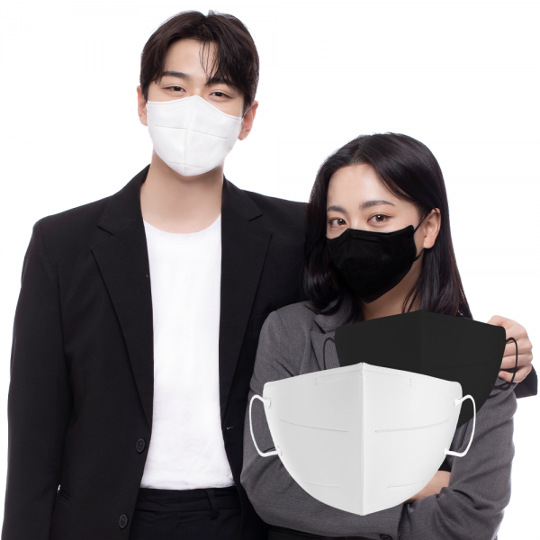 KF94 마스크 새부리형 200매 보풀없는 써멀본드 인생마스크, 대형(XL), (흰색100매+검정색100매)