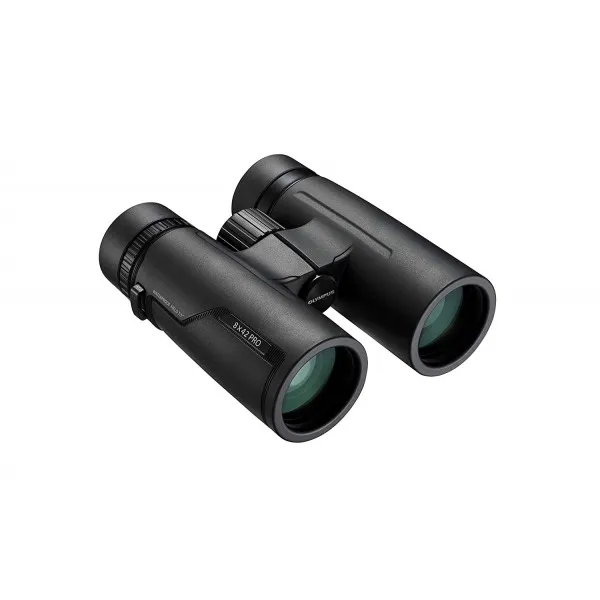 Olympus 8x42 PRO 쌍안경 (밝고 대비가 높고 견고하며 방수성 안개가없고 슬림하고 단순한 디자인)-여행 하이킹 스포츠 및 자연