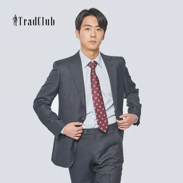 (트래드클럽) 캔터베리 ll 남성수트 ( 네이비/차콜/카키그레이)