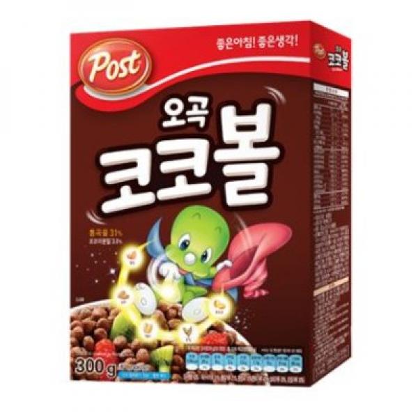 포스트 오곡 코코볼 시리얼, 300g, 8개