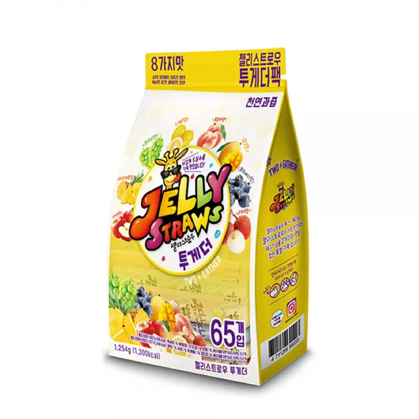 젤리스트로우 투게더 8가지맛 1254g(65개입) 1봉, 1254g