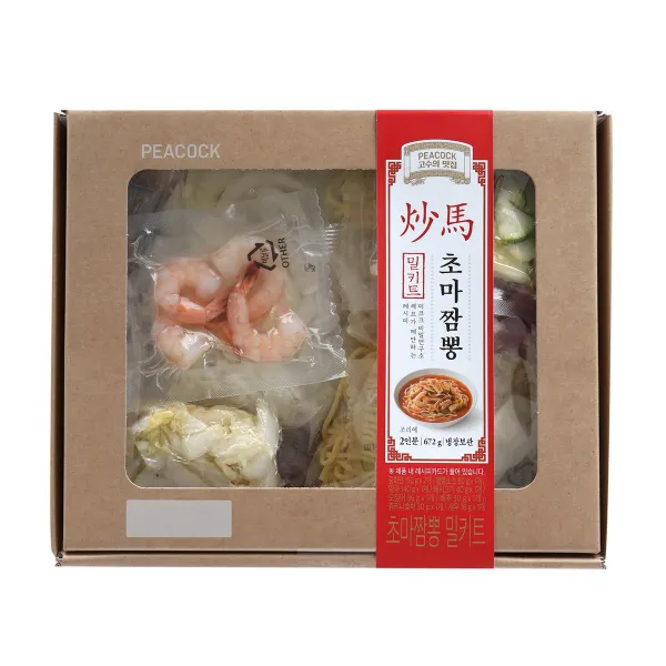 ★아이스박스★피코크 초마짬뽕 밀키트, 단일상품