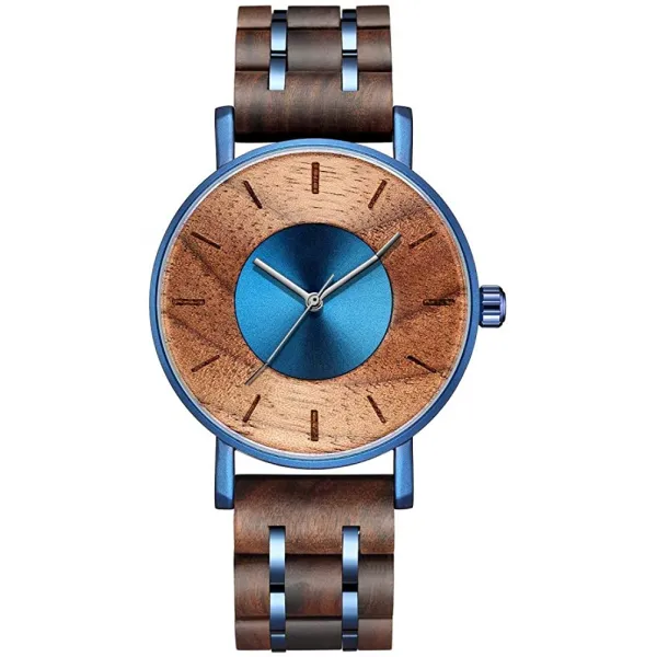 WOODEN WATCH 표준 다발 내분비선 성신 생물 여성들. 멋진 CHRONOGRAPH 사람들 CASUAL 달력 WOOD 시계들