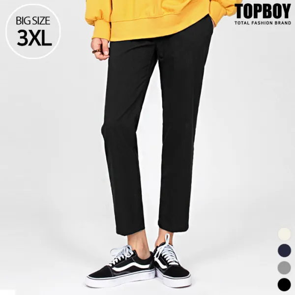 편안한 허리밴딩 9부 슬랙스 Kd009 