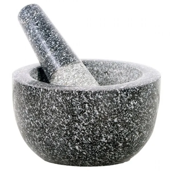  쇼핑은 동네마트 자연석 흑진주 빗금돌절구 특대 