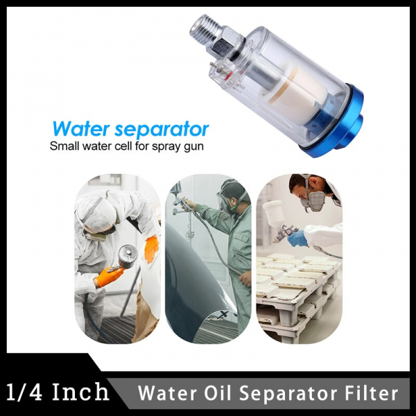 유수분리기 공기 라인 압축기 피팅 인치 입구 및 출구 용 물 오일 분리기 필터 어