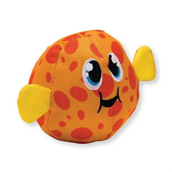 물 놀이를위한 외향 사냥개 Floatiez Puffer 물고기 뜨 개 장난감-바닷가와, 상세내용참조