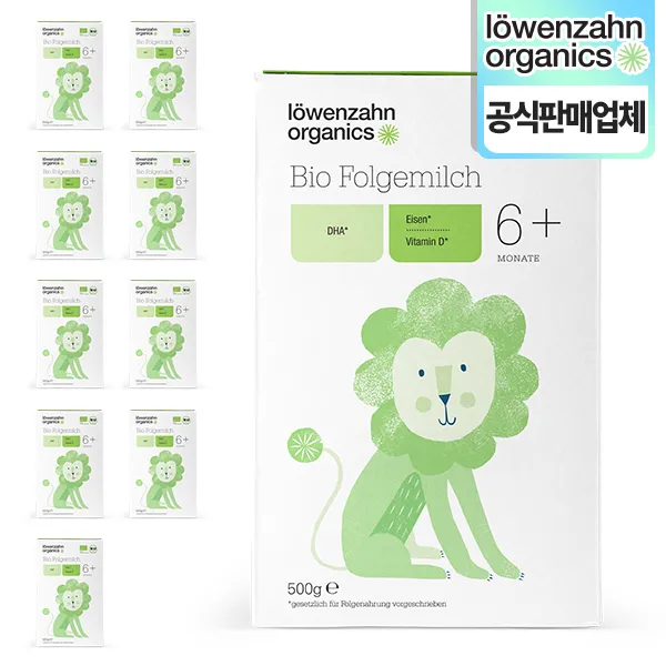 [독일 공식 판매업체] 뢰벤짠 폴게밀히 6개월 500g 10통, 단품
