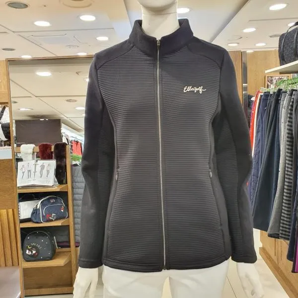 엘르골프 Nc불광 엘르골프 2021ss봄신상품 여성 간절기 누비지mix플리스점퍼 6h21310 블랙