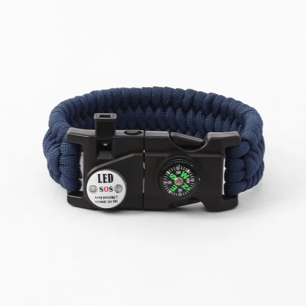 나침판 생존 Bracelet 다용도 Dark청색 루라기 기타camping 제품 온정성을다하여배송 +98522닉넋+ 명예판매