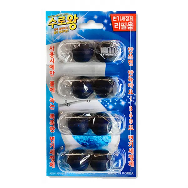 스타원 세계최초 360도세정 수로왕 변기세정제 (리필), 1세트