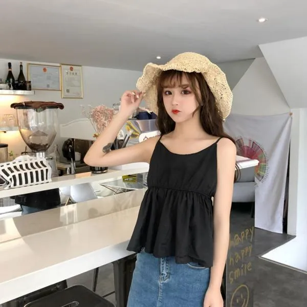 Lovely 여름나시 데일리룩 끈나시 나시블라우스 페미 여름나시 데일리룩 끈나시 나시블라우스 페미닌나시 섹시한나시 여행룩 여행데일리룩 여행나시티 여름뷔스티에