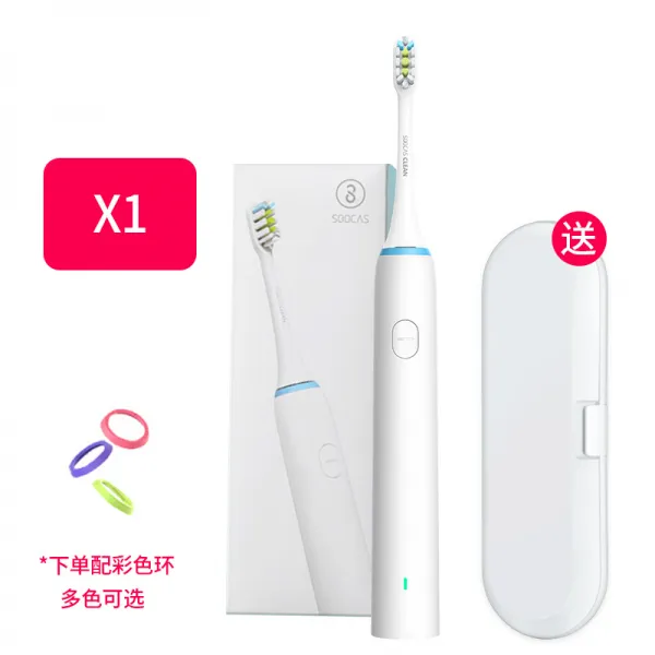 샤오미 수케어 초음파 전동 칫솔 X1 Soushi X1에는 1 개의 브러쉬 헤드가 제공됩니다