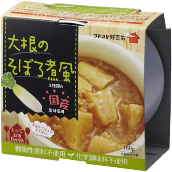 トーヨーフーズ コトコト野菜缶 大根のそぼろ煮風×24個 토요 식품 헌데 야채 캔 무 소보로 익혀 바람 × 24 개, 1