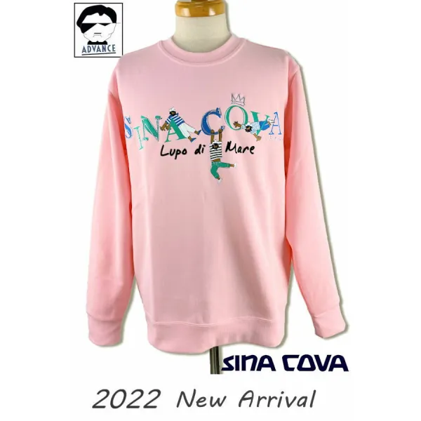 시나코바 쵸이와루 봄 여름 sinacova 긴팔 트레이너 골프웨어 2022 신작 ll 큰 사이즈 맨즈 패션 무료 랩핑 캡틴 해양 브랜드[][내일락토일 공휴일도 영업] LLL