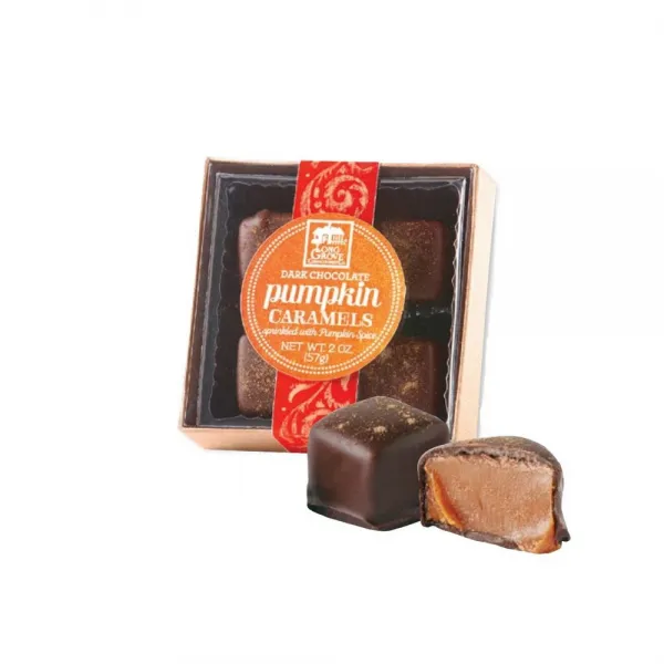 Long Grove Confectionery 다크 초콜릿 호박 카라멜 4pc 상세설명참조