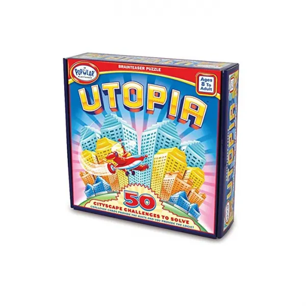 보네 룬드 (BorneLund) 플레이 것들 (POPULAR PLAYTHINGS) 마천루 퍼즐 블록 유토피아 PPT70410, 자세한 내용은 참조