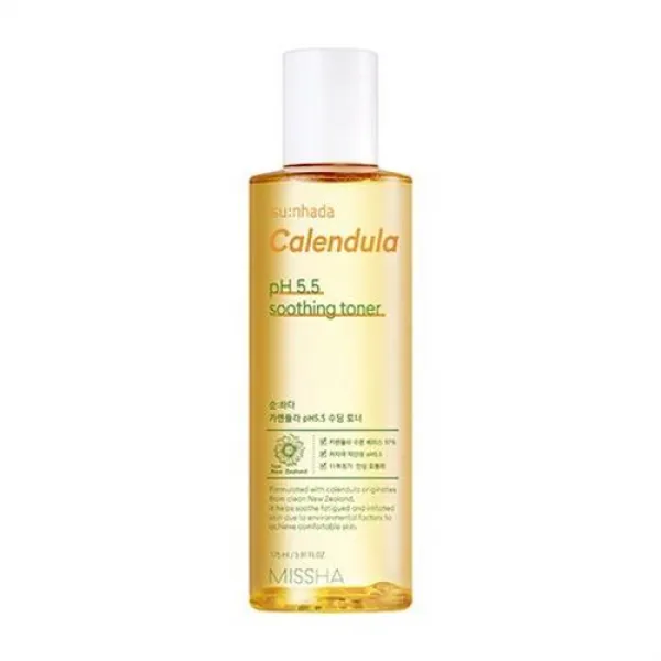 미샤 순하다 카렌듈라 pH5.5 수딩 토너, 175ml, 3개