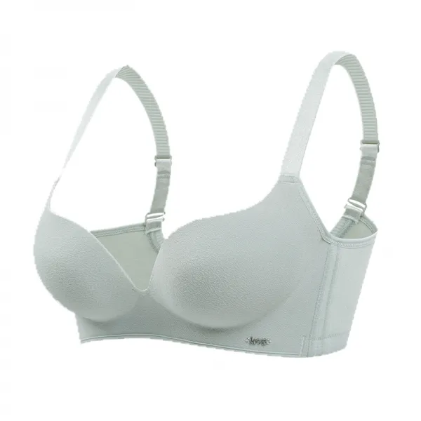수화환 명방 유광 원턱 양식 헴라인 브래지어 쇼트 흉부위 모아주는 노와이어 속옷 컵 증축