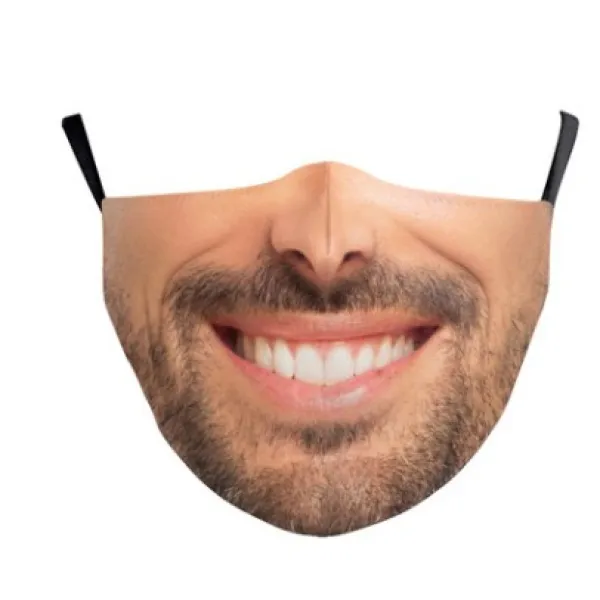 사람의 얼굴 패턴 웃기다 핍진 캐릭터 낯짝 3D 플라워 프린트 개성 엽기적 가능 현시 표정, B178-803B178-803 매출함