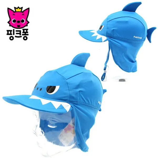성창 핑크퐁 아빠상어 입체 아동 플랩캡 아동모자/유아여름모자/유아썬햇/유아썬캡/유아밀짚모자/유아캡모자/유아벙거지모자/아기모자/아기여름모자/블루독모자