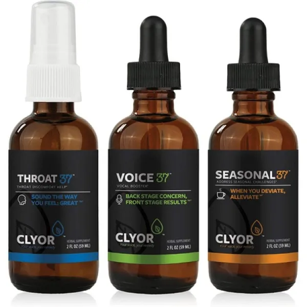 CLYOR voice37 가수 음성 치료 throat37 인후염 치료제 계절적 냉증 치료제 모든 자연 보컬 부스터 인, 상세 설명 참조0