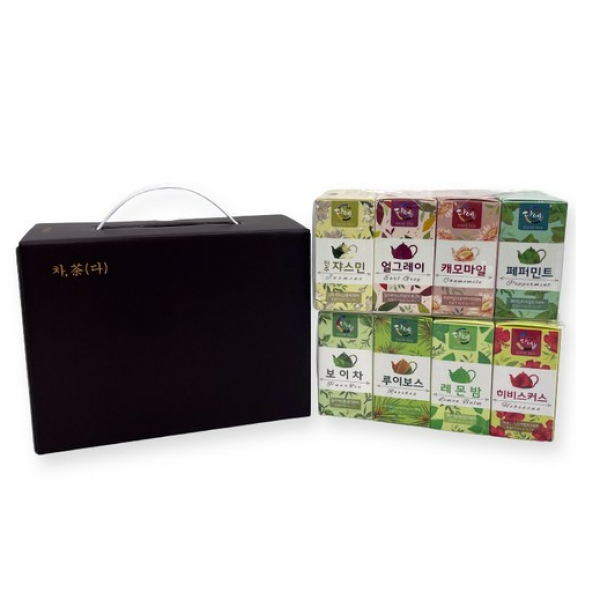 차다 차 컬렉션 세트 5호, 건강한 하루 4종 x 8p + 내몸을 가볍게 4종 x 8p, 4개
